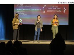 Fotos der Preisverleihung des Kurzfilmfestivals "20minmax"
